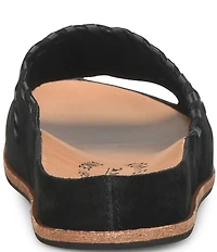 Kork-Ease Tutsi Woven Suede Banded Slide Sandals