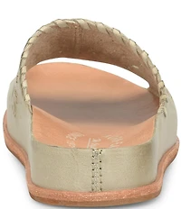 Kork-Ease Tutsi Woven Suede Banded Slide Sandals