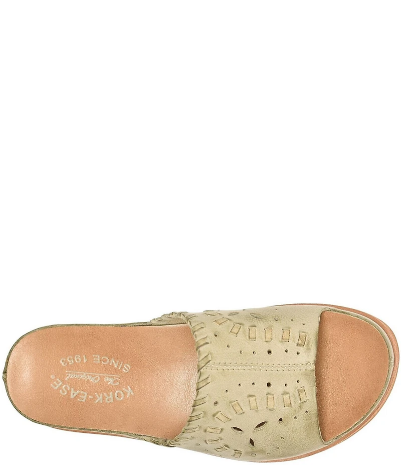 Kork-Ease Tutsi Woven Suede Banded Slide Sandals