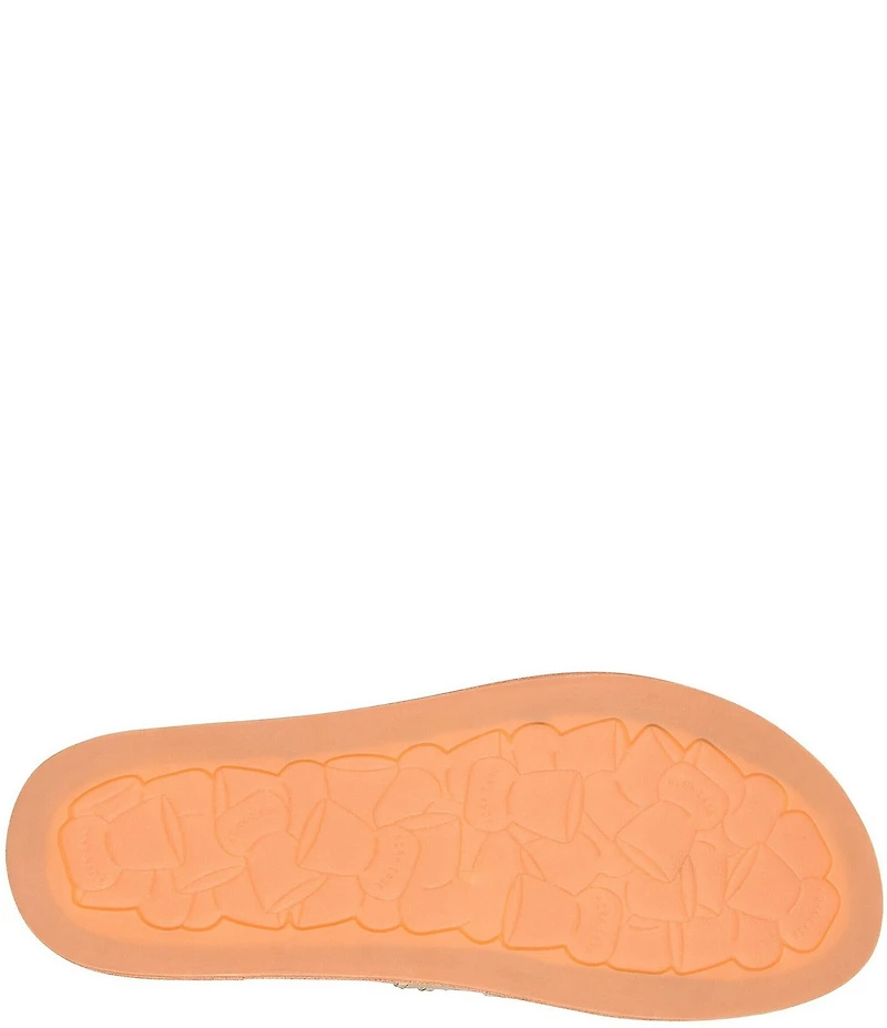 Kork-Ease Tutsi Woven Suede Banded Slide Sandals