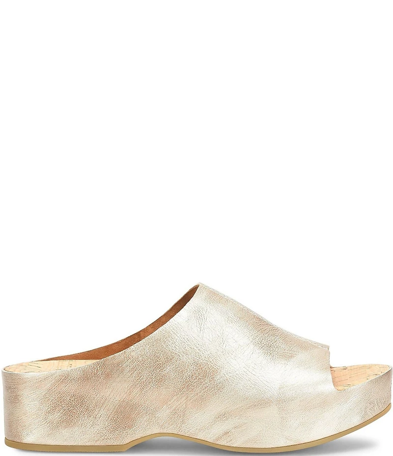 Kork-Ease Yazmin Leather Overlasted Slides