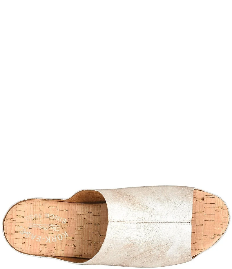 Kork-Ease Yazmin Leather Overlasted Slides