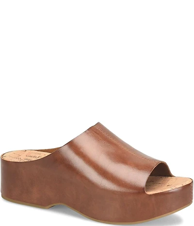 Kork-Ease Yazmin Leather Overlasted Slides