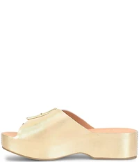 Kork-Ease York Leather Buckle Platform Sandals