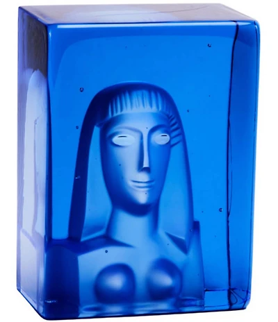 Kosta Boda Azur Collection She Blue Bertil Vallien Figurine