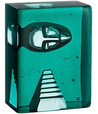 Kosta Boda Azur Stairs Bertil Vallien Blue Figurine