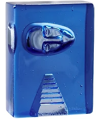 Kosta Boda Azur Stairs Bertil Vallien Blue Figurine