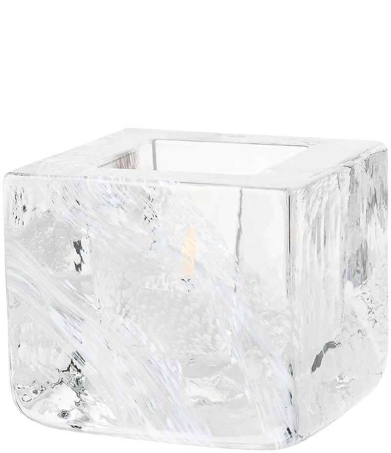 Kosta Boda Brick Glass Votive Candle Holder