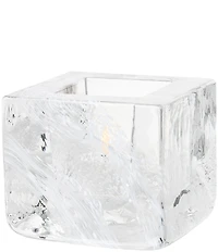 Kosta Boda Brick Glass Votive Candle Holder