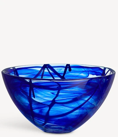 Kosta Boda Contrast Blue on Blue Bowl