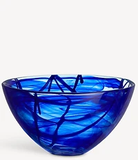 Kosta Boda Contrast Blue on Blue Bowl