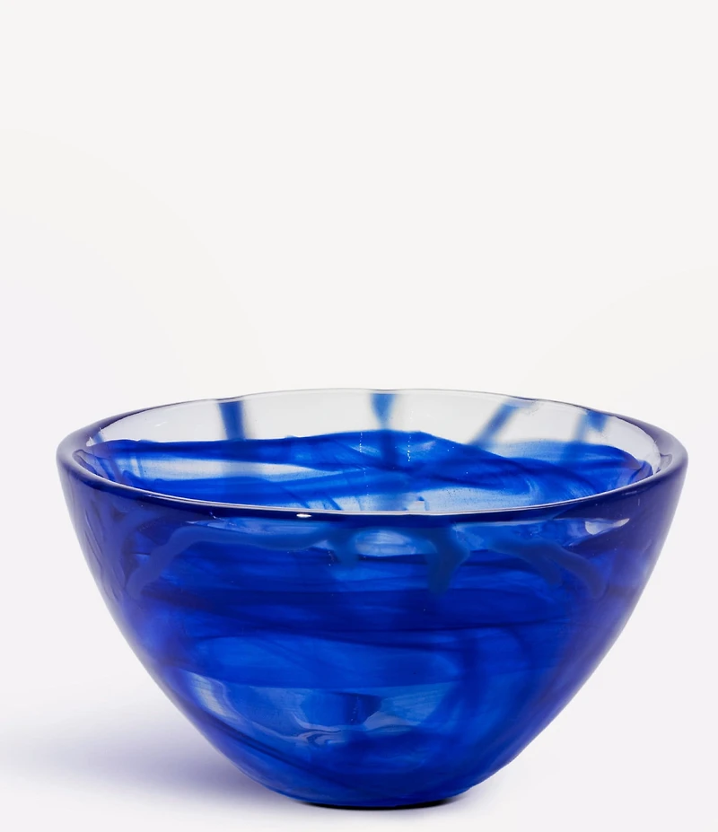 Kosta Boda Contrast Blue on Blue Bowl