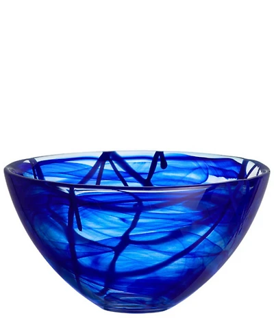 Kosta Boda Contrast Blue on Blue Bowl