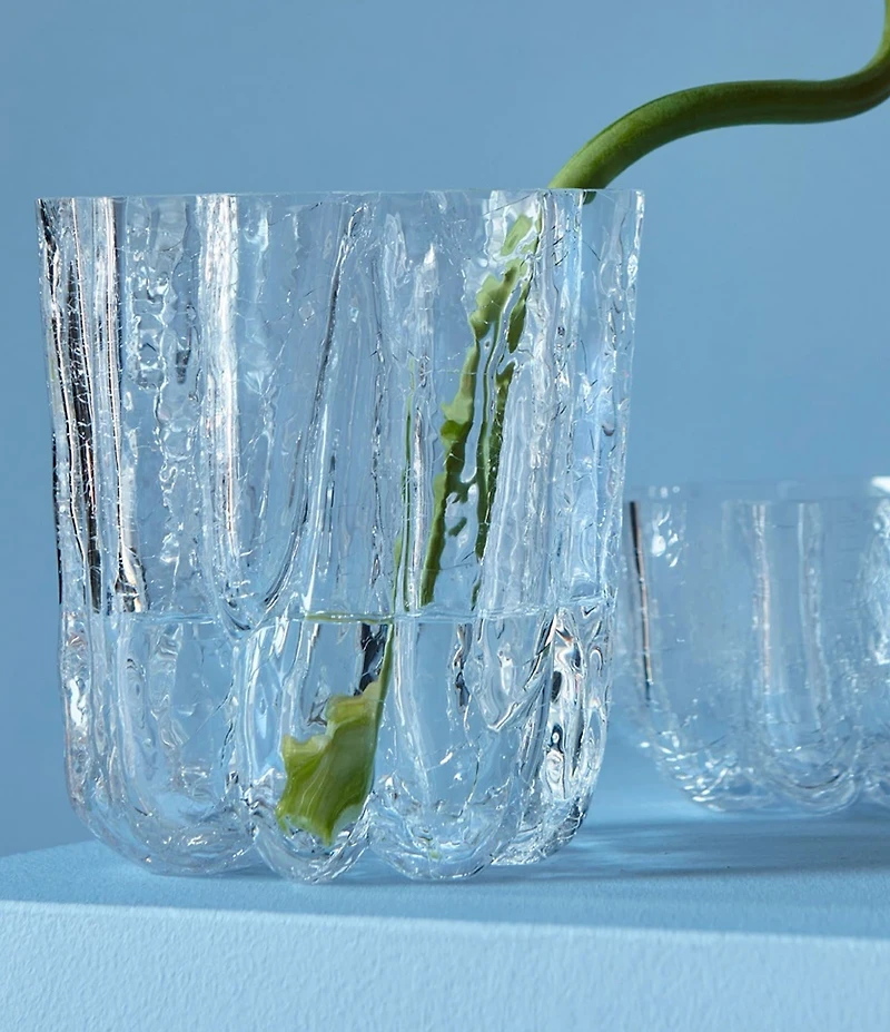 Kosta Boda Crackle Small Vase