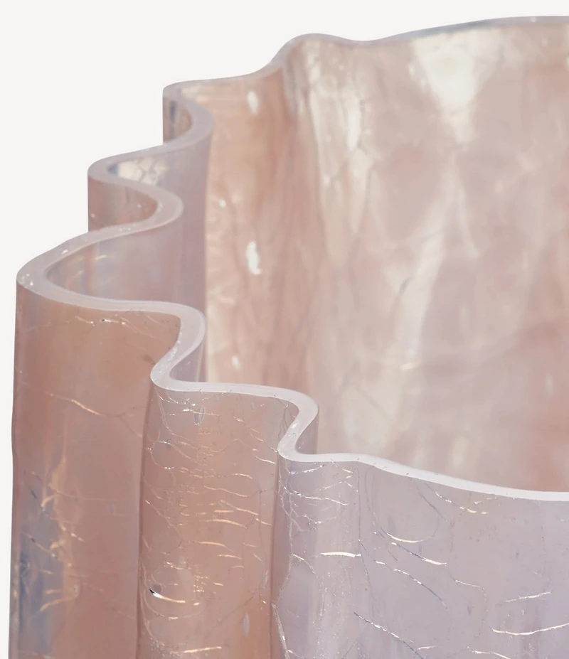 Kosta Boda Crackle Tall Vase