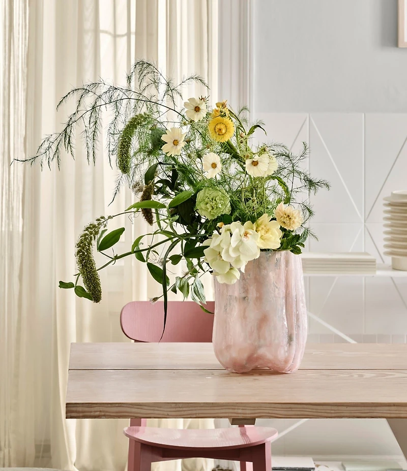 Kosta Boda Crackle Tall Vase