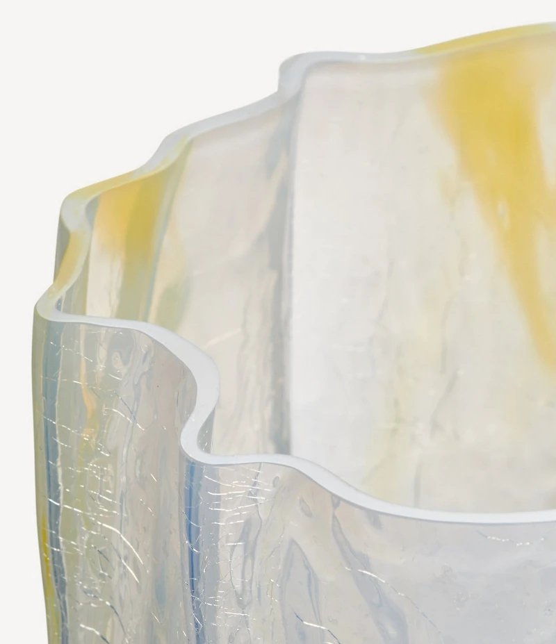 Kosta Boda Crackle Tall Vase