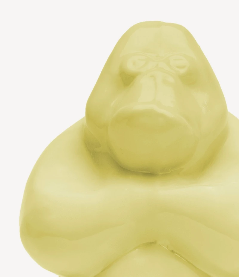 Kosta Boda Gabba Gabba Hey Small Gorilla Figurine
