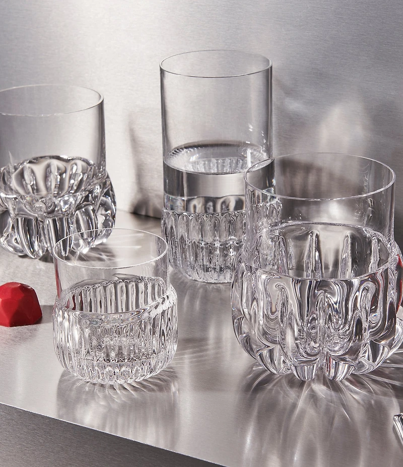 Kosta Boda Jomo Blown Glass Double Old Fashion, 10-oz