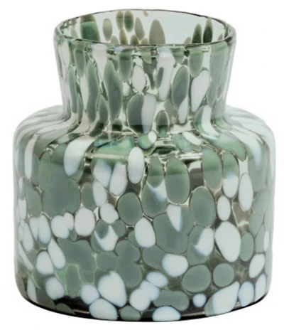 Kosta Boda Meadow Collection Green Summer Vase, Small