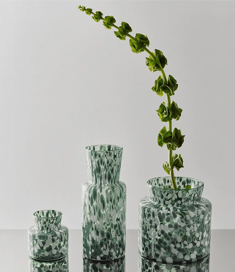 Kosta Boda Meadow Collection Green Summer Vase, Small