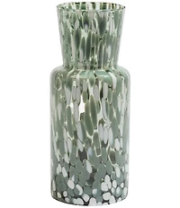 Kosta Boda Meadow Collection Tall Green Summer Vase, Large