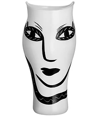 Kosta Boda Open Minds Collection Ulrica Hydman Vallien Hand-Painted Face Vase