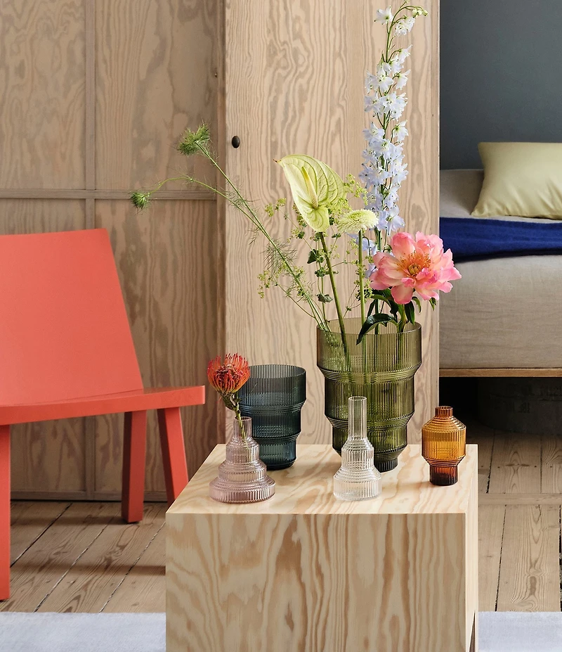 Kosta Boda Pavilion Large Green Vase