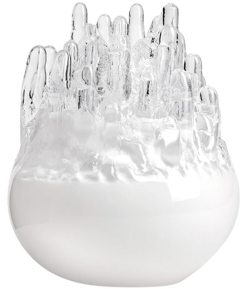 Kosta Boda Polar White Large Votive Candleholder