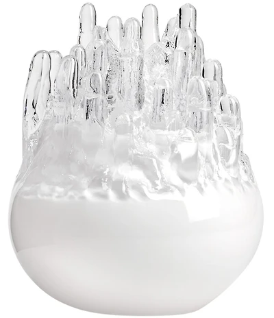 Kosta Boda Polar White Large Votive Candleholder