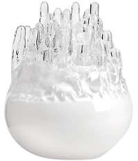Kosta Boda Polar White Large Votive Candleholder