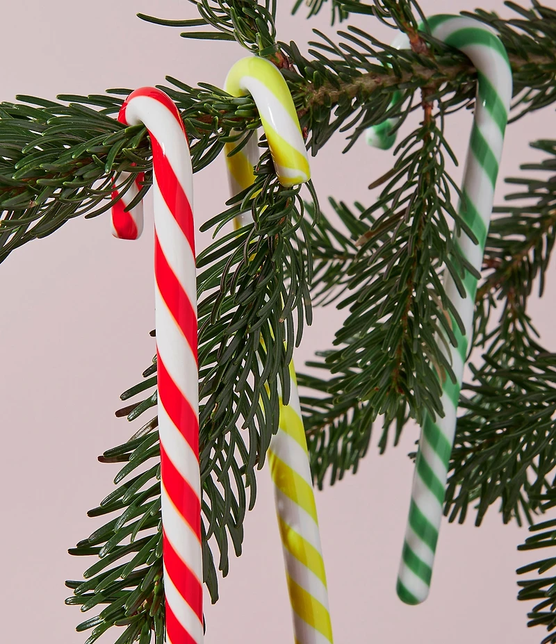 Kosta Boda Polka Candy Cane, Set of 3