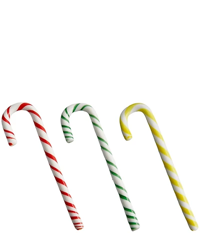 Kosta Boda Polka Candy Cane, Set of 3