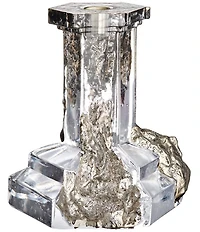 Kosta Boda Rocky Baroque Large Candlestick