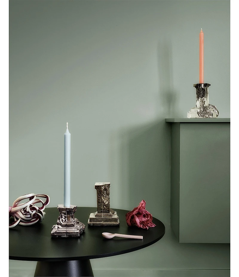 Kosta Boda Rocky Baroque Large Candlestick