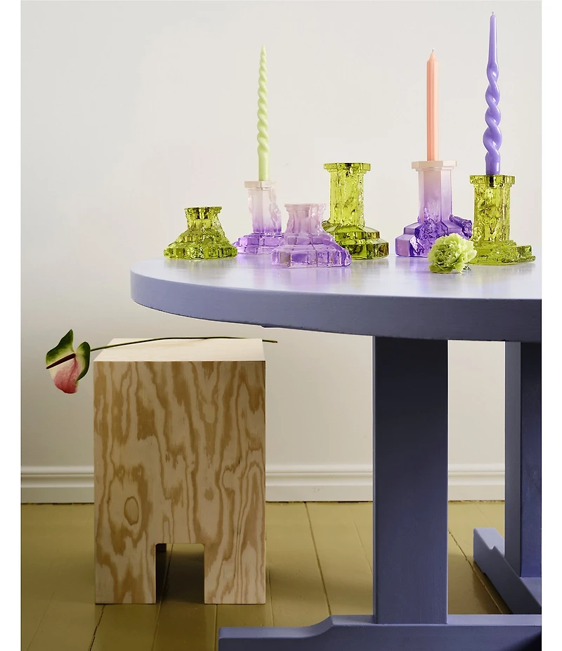 Kosta Boda Rocky Baroque Large Candlestick