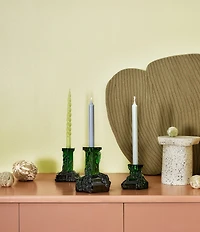 Kosta Boda Rocky Baroque Medium Candlestick