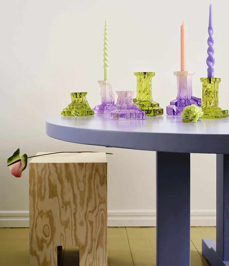 Kosta Boda Rocky Baroque Small Candlestick
