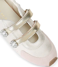 Kurt Geiger Islington Multi Jewel Ornamented Mary Jane Sneakers