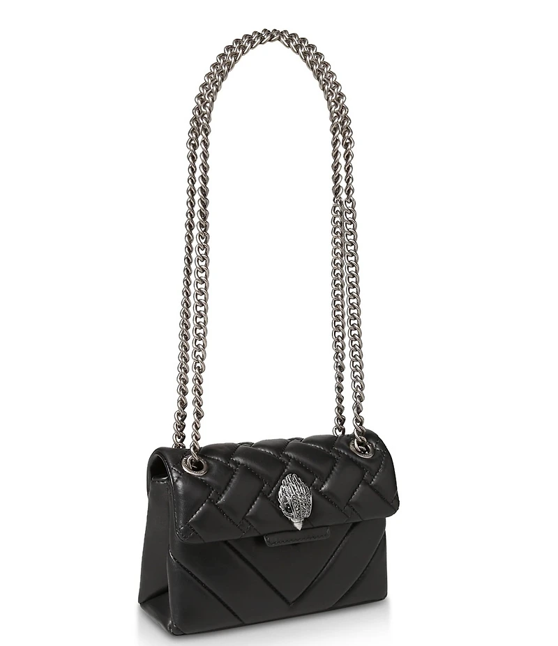 Kurt Geiger London Kensington Mini Quilted Leather Crossbody Bag