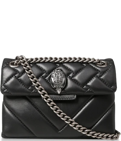 Kurt Geiger London Kensington Mini Quilted Leather Crossbody Bag