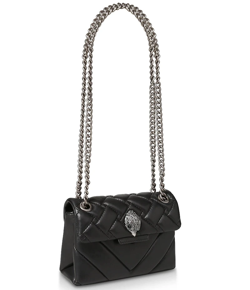 Kurt Geiger London Kensington Mini Quilted Leather Crossbody Bag