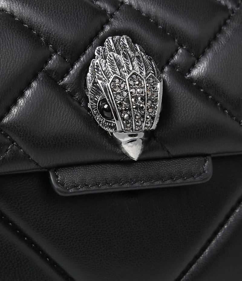 Kurt Geiger London Kensington Mini Quilted Leather Crossbody Bag