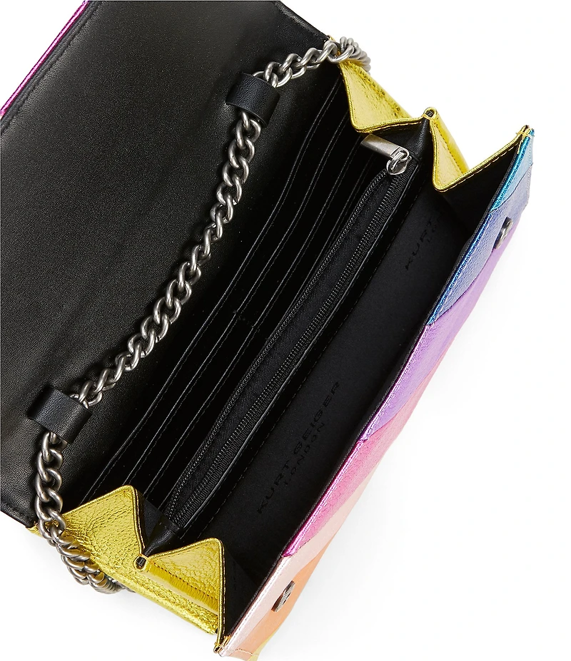 Kurt Geiger London Kensington Rainbow Wallet Crossbody Bag