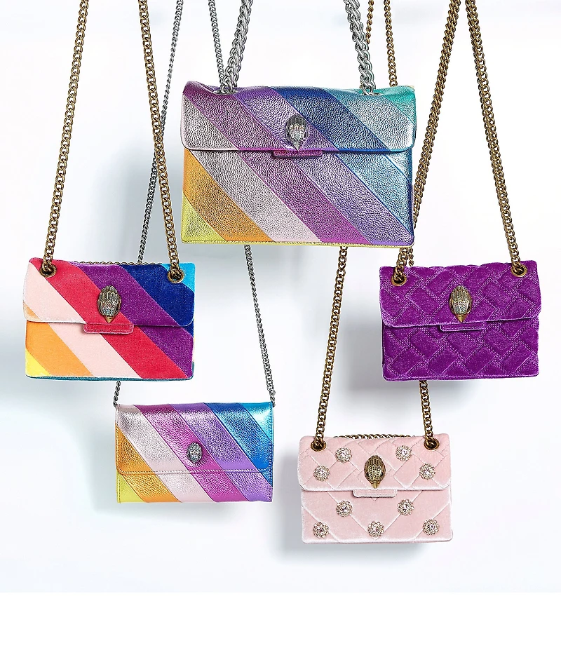 Kurt Geiger London Kensington Rainbow Wallet Crossbody Bag