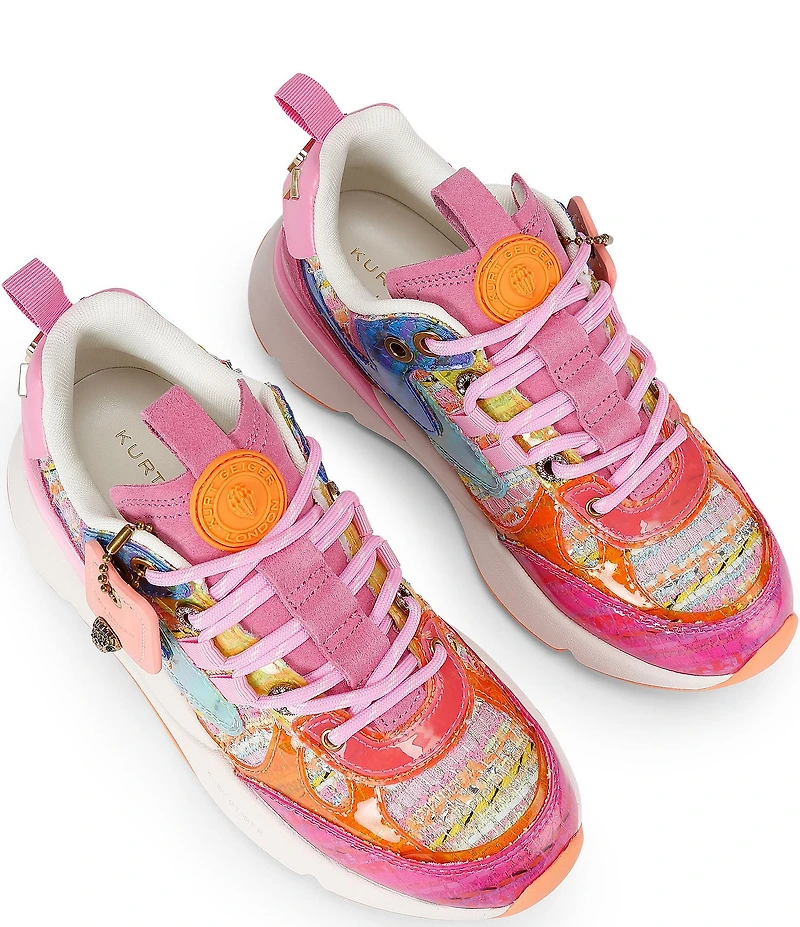 Kurt Geiger London Kurt Runner Tweed Logo Sneakers