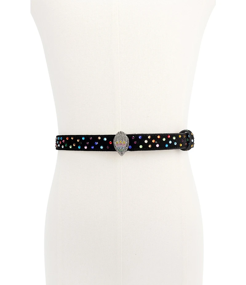 Kurt Geiger London .78#double; Velvet Eagle Belt