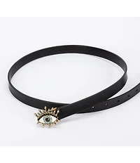 Kurt Geiger London 0.78#double; Evil Eye Buckle Leather Belt
