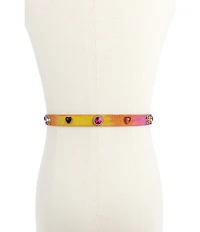 Kurt Geiger London 0.78#double; Ombre Octavia and Heart Studded Belt