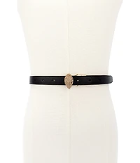 Kurt Geiger London 0.78#double; Reversible Metallic Leopard Leather Belt